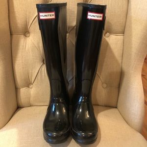 Black Hunter Boots Original Gloss